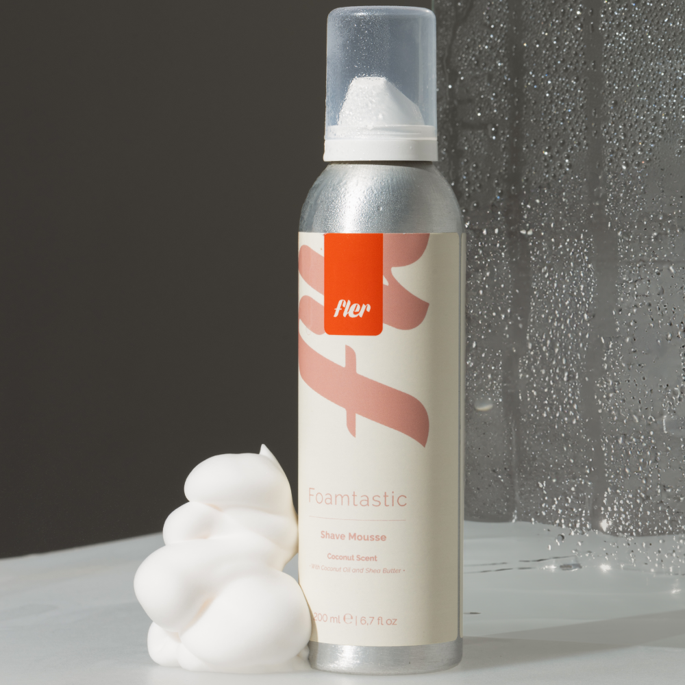 FLER Foamtastic Shave Mousse Coconut Scent 200ml - Мус для гоління з кокосовим маслом - фото №3 FLER Foamtastic Shave Mousse Coconut Scent 200ml - Мус для гоління з кокосовим маслом - фото №3